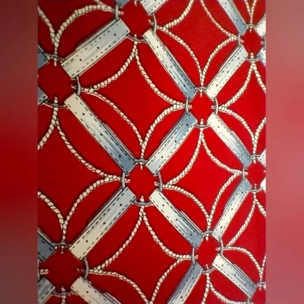 LILLIAN VERNON HAND ROLLED SILK SCARF